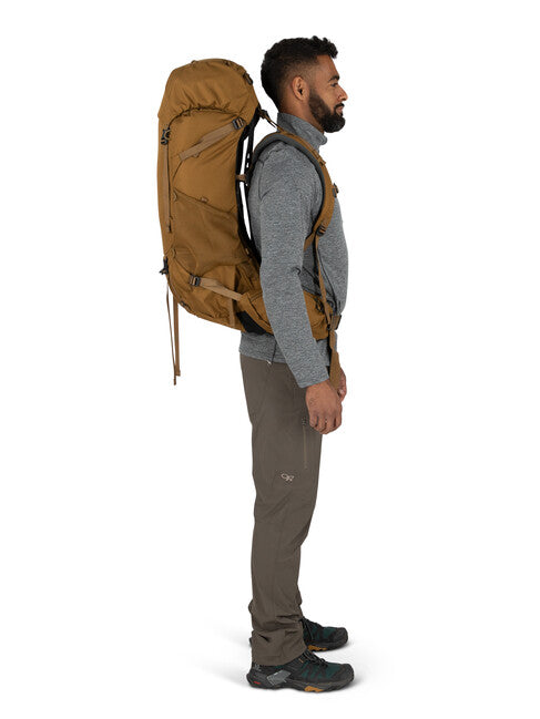 OSPREY ROOK 50 σακίδιο πλάτης τουρισμού, histosol brown/rhino grey