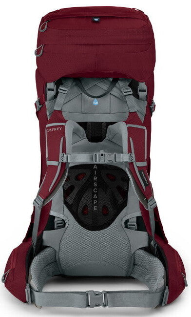 OSPREY ARIEL 55 II σακίδιο πλάτης τουριστικό, κρασί κόκκινο