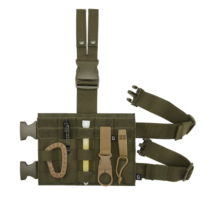 Brandit Πάνελ MOLLE για Πόδι, Λαδί
