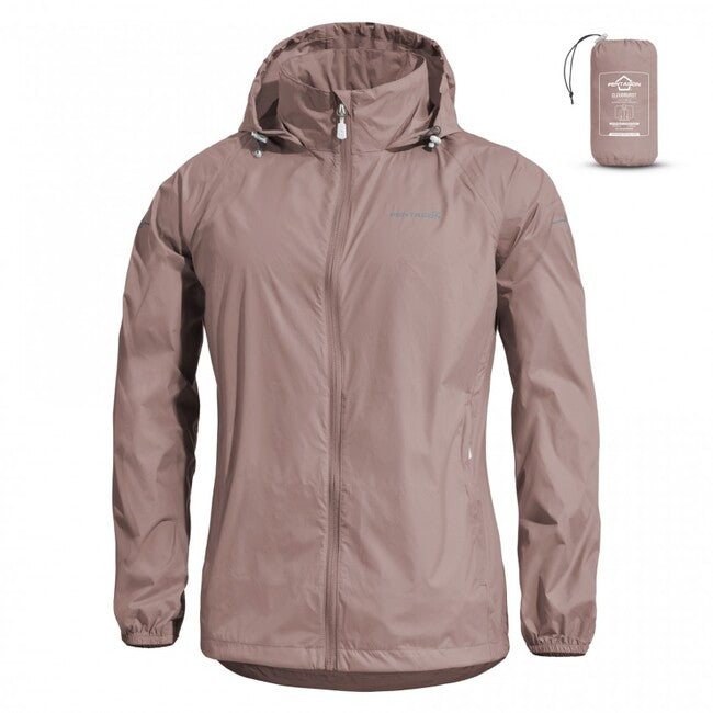 Pentagon Cloudburst Packable Μπουφάν Γυναικείο, Κόκκινο