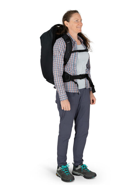OSPREY FAIRVIEW 40 II Σακίδιο Ταξιδιού, μαύρο