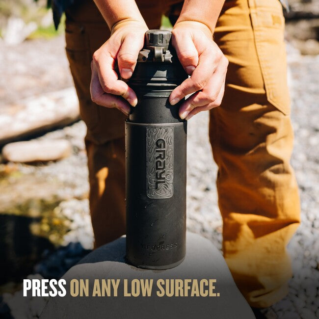 GRAYL GeoPress Purifier φιάλη φιλτραρίσματος, Covert Black