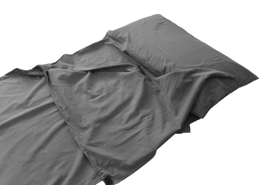 Origin Outdoors Υπόστρωμα Poly-Cotton για Υπνόσακο Ορθογώνιο, Ανθρακί