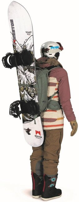 OSPREY Kresta 20 Σακίδιο πλάτης Ski-Alpinism, πράσινο φύλλο πεύκου