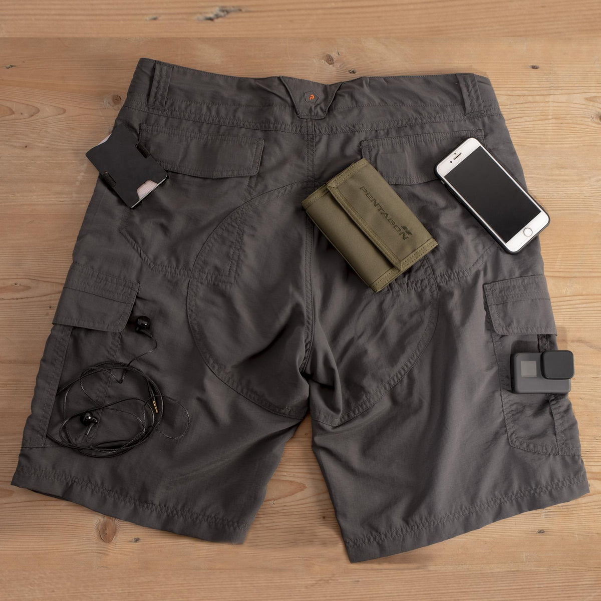 Pentagon Gomati Shorts, Khaki