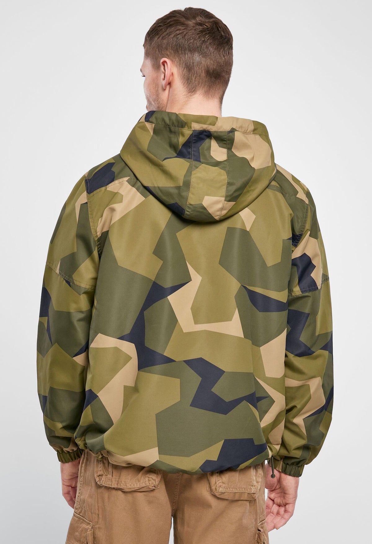 Brandit Summer Windbreaker bunda swedish camo, M90