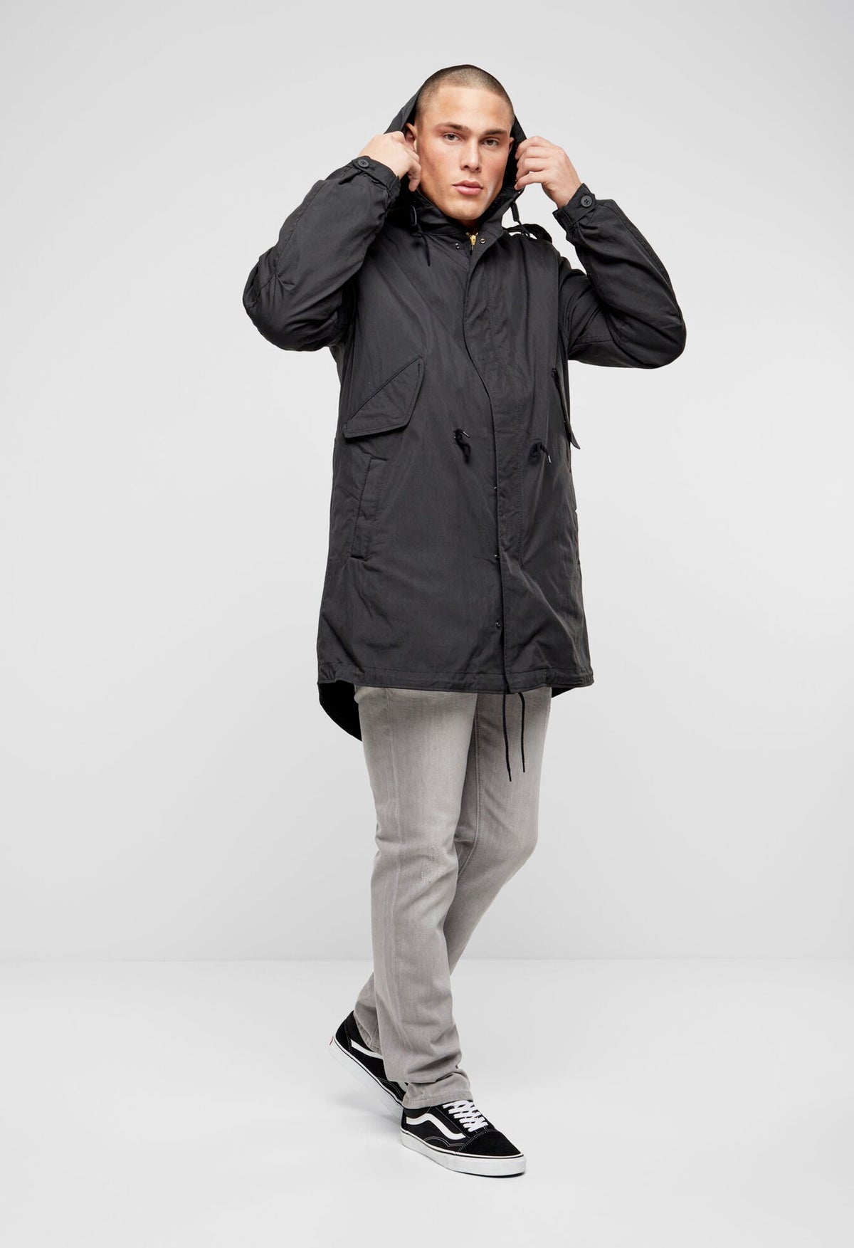 Brandit M51 US parka, čierna