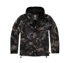 Brandit Windbreaker μπουφάν Frontzip, Darkcamo