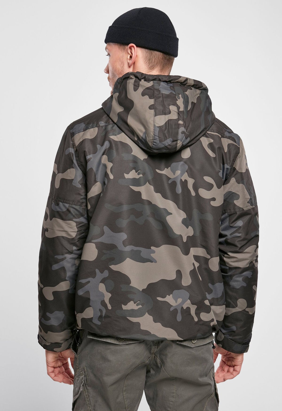 Brandit Windbreaker bunda Frontzip, Darkcamo