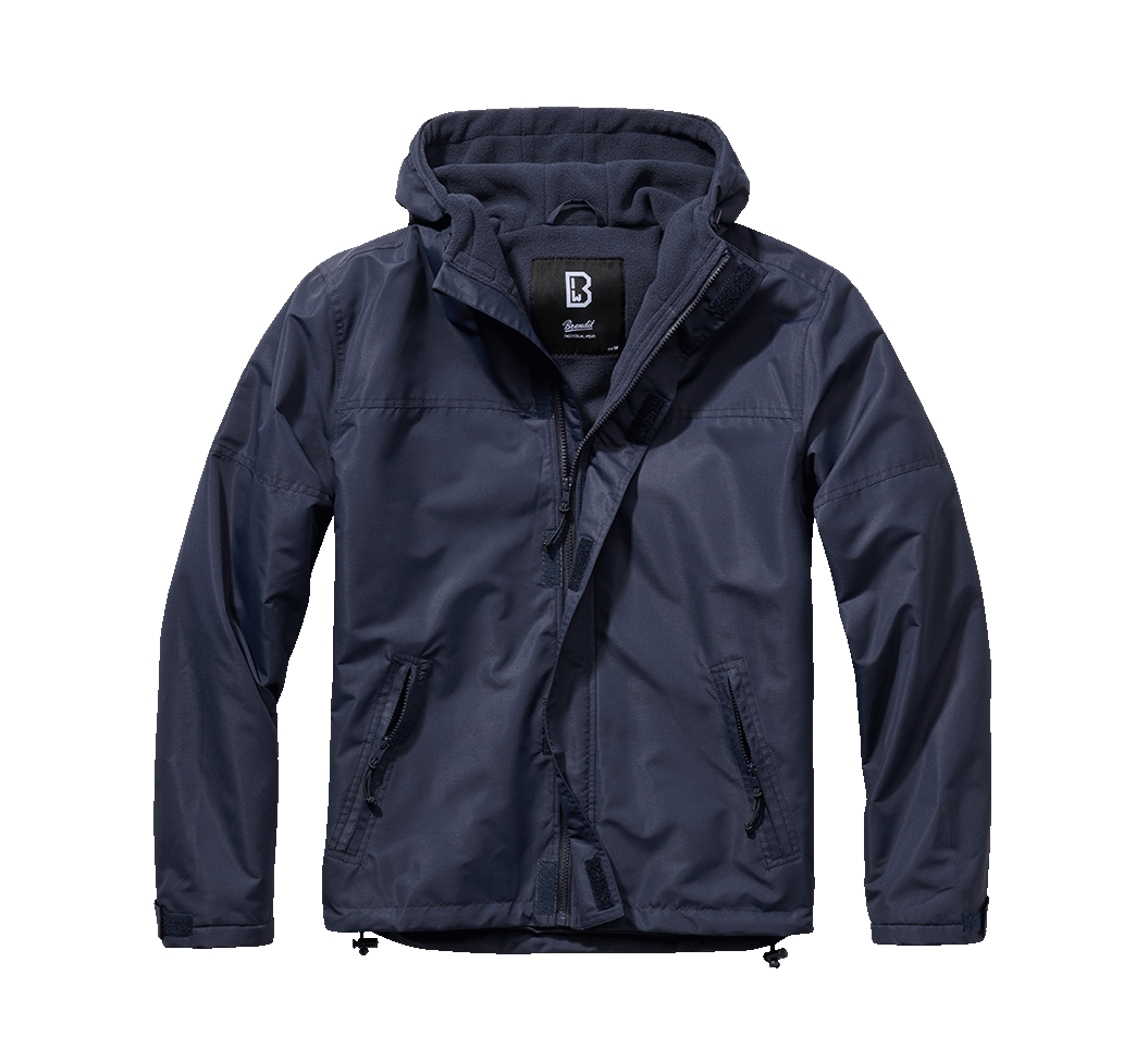 Brandit Frontzip Windbreaker bunda, námornícka modrá
