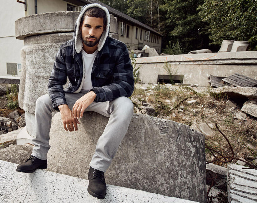 Brandit Lumberjacket Μπουφάν με Κουκούλα