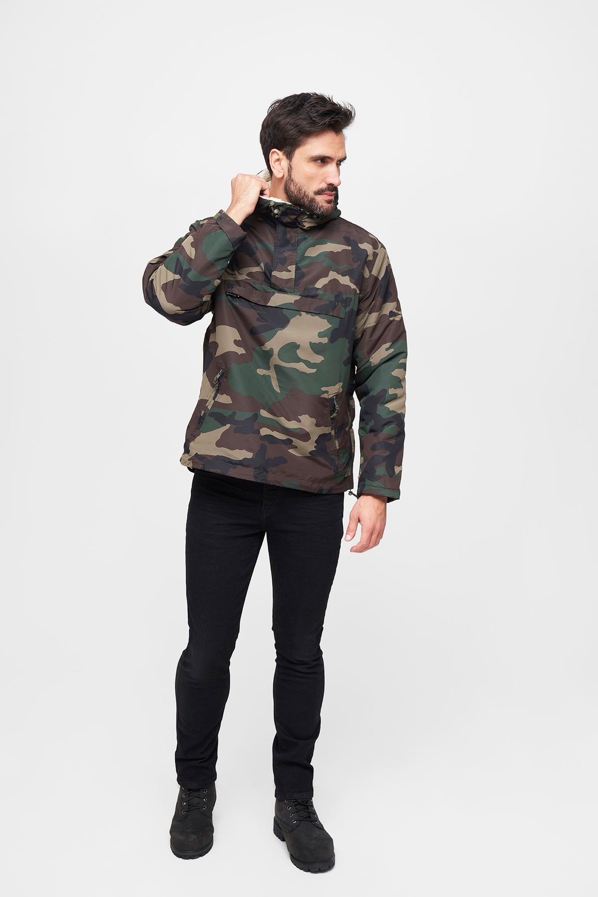 Brandit Windbreaker Sherpa bunda, woodland