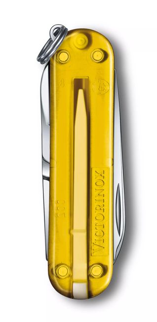 Victorinox Classic SD Μαχαίρι Τσέπης Διάφανο, Κίτρινο