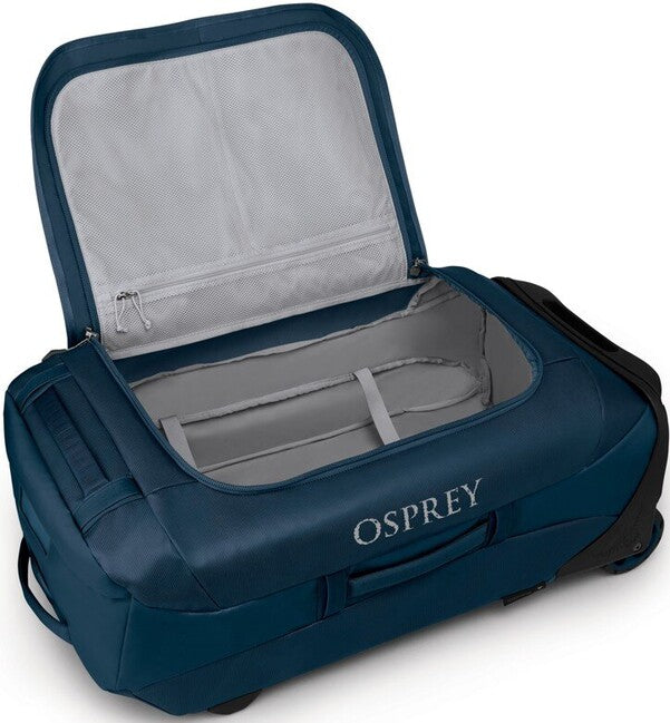 OSPREY ROLLING TRANSPORTER 90 τσάντα ταξιδίου με ροδάκια, μαύρη