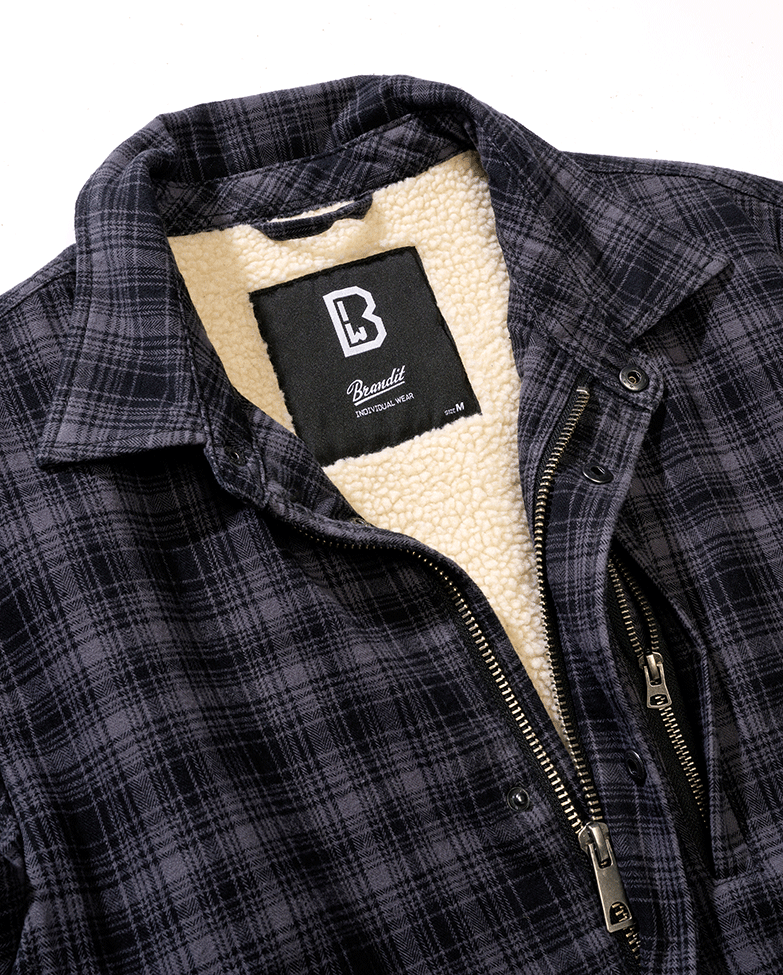 Brandit Classic Sherpa bunda, anthra-black
