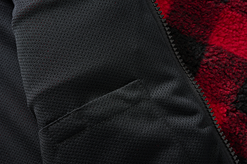 Brandit Teddyfleece Μπουφάν Fleece, Κόκκινο/Μαύρο