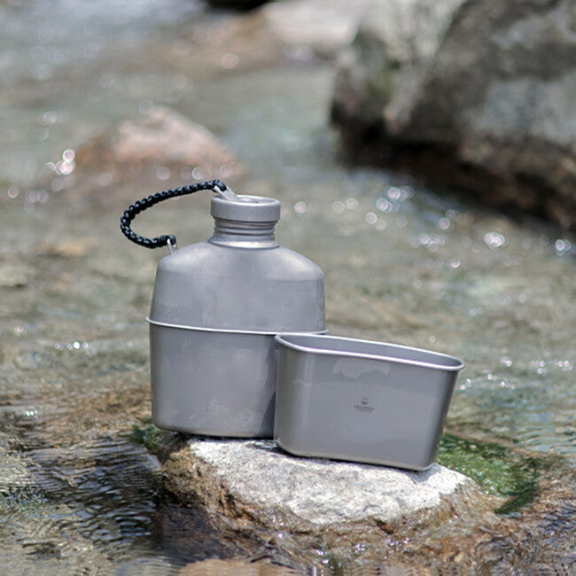 Silverant Titανική Θήκη με Κάλυμμα και Σωλήνα