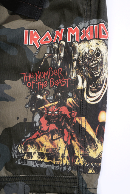 Brandit Iron Maiden Pure Slim παντελόνι σκούρο camo