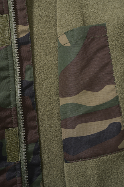 Brandit Frontzip Windbreaker Μπουφάν παιδικό, woodland