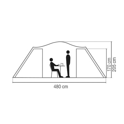 Coleman Spruce Falls BlackOut Σκηνή για 4 άτομα, plus