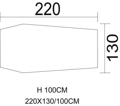 MFH Hochstein σκηνή σήραγγας για 2 άτομα BW tarn 220 x 130 x 100 cm