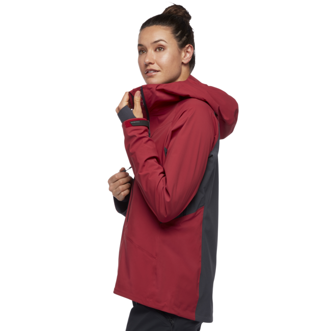 Black Diamond Dawn Patrol Hybrid Shell μπουφάν μεταβατικό γυναικείο, wild rose