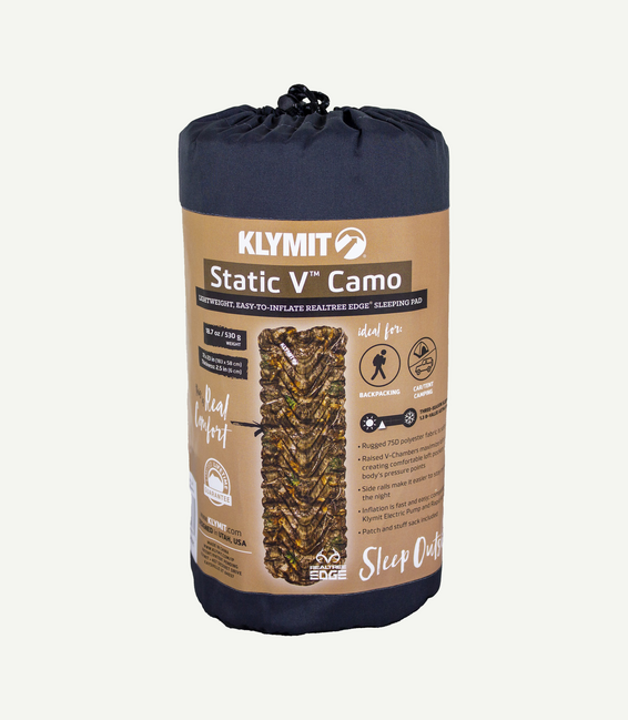 Klymit Static V Αφρώδης Στρώματος, Realtree Edge Camo