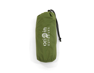 Origin Outdoors αυτοφούσκωτο μαξιλάρι με θήκη, πράσινο 45 x 25 x 10cm