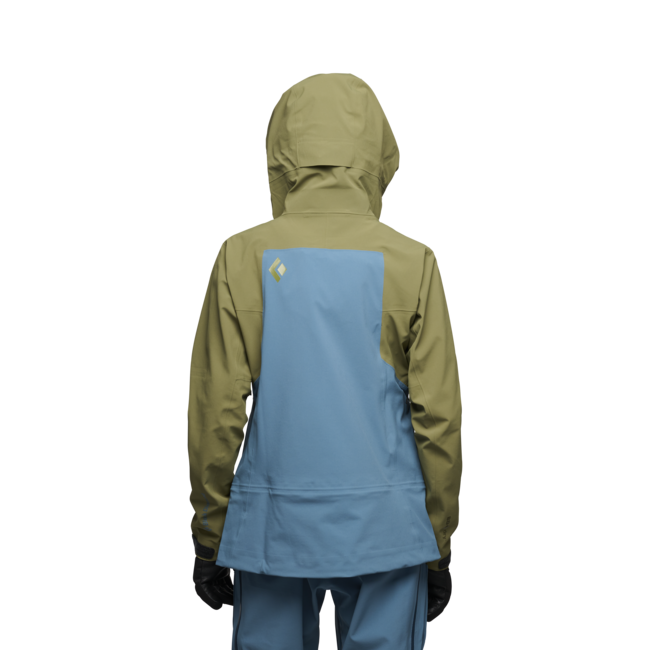 Black Diamond Recon Stretch Ski Shell Μπουφάν Σκι Γυναικείο, crag green-creek blue