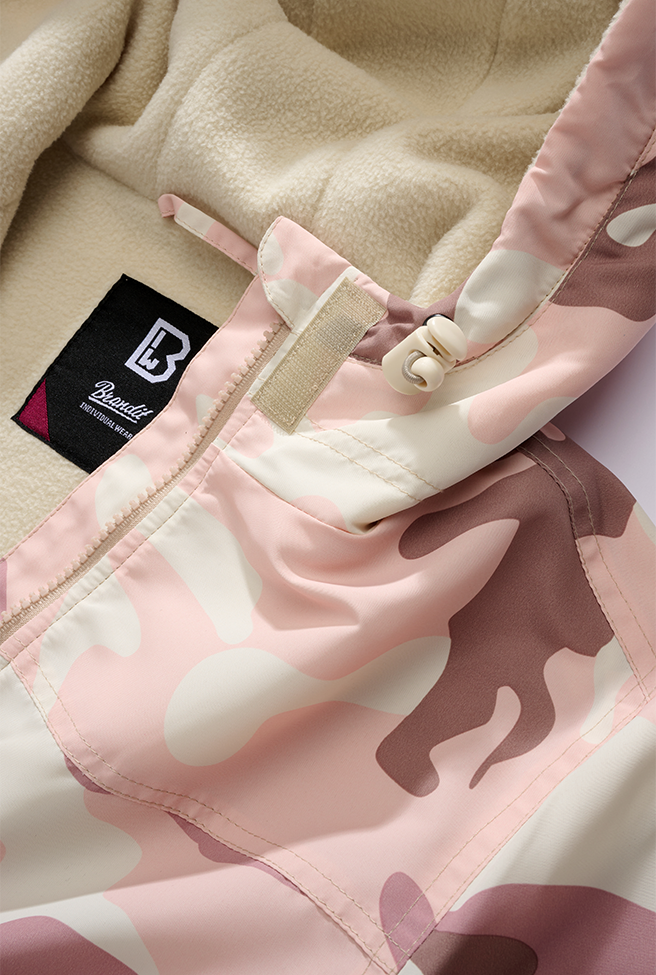 Brandit Windbreaker Frontzip dámska bunda, Candy camo