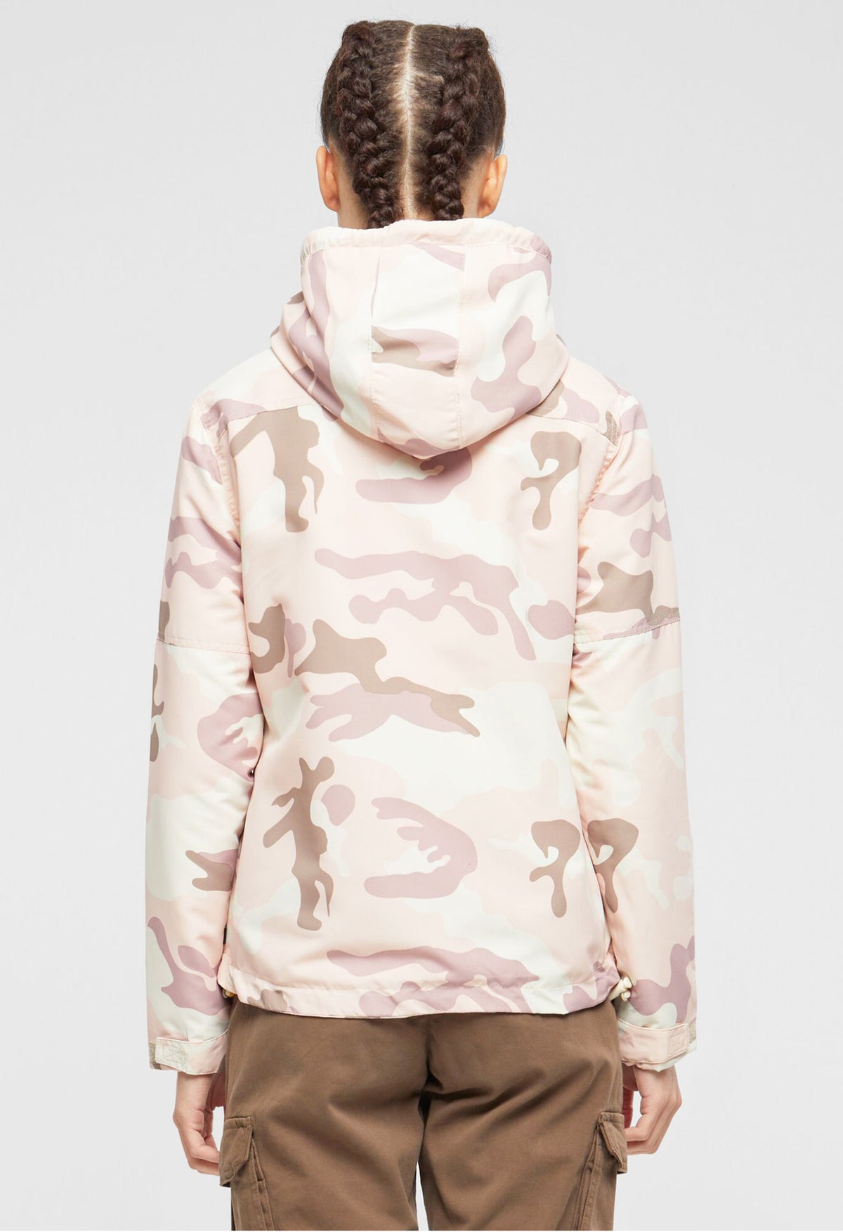 Brandit Windbreaker Frontzip dámska bunda, Candy camo