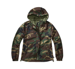 Brandit Summer Frontzip Windbreaker γυναικείο μπουφάν, Woodland