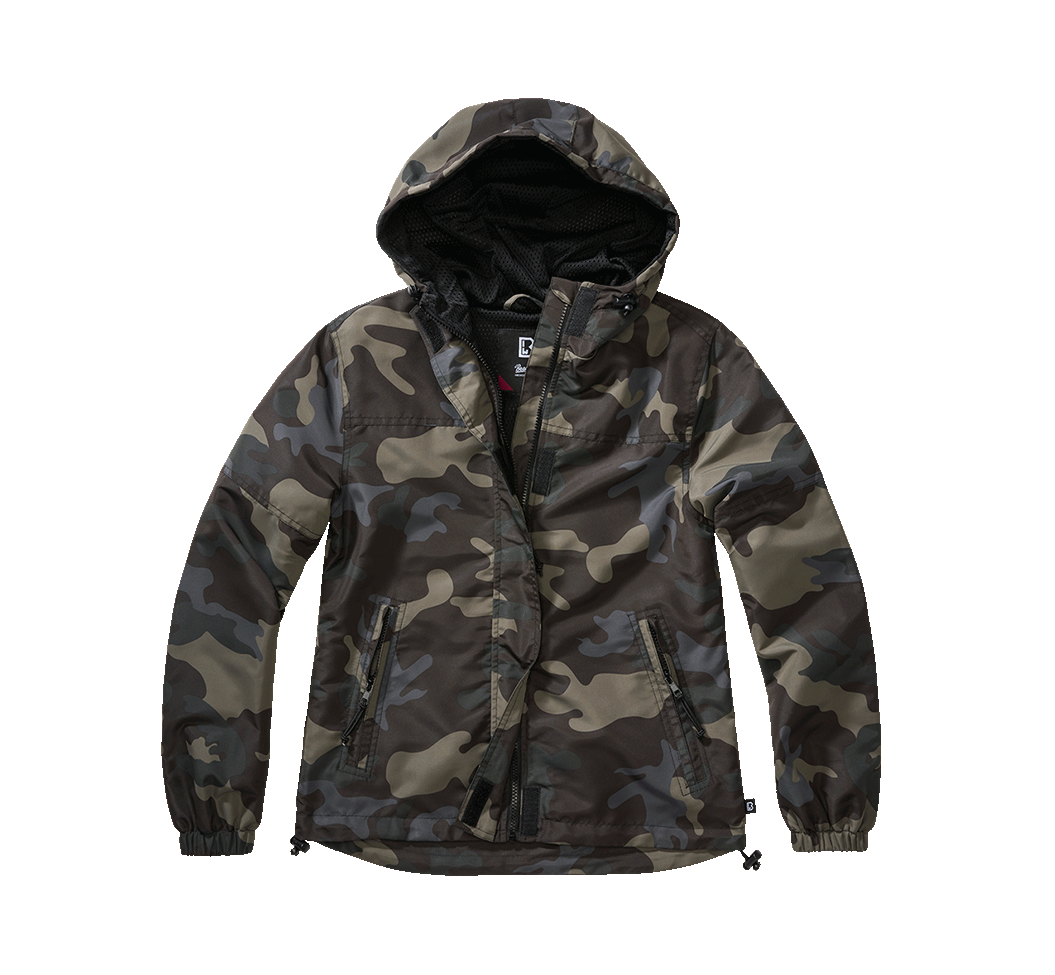Brandit Summer Windbreaker dámska bunda, Darkcamo