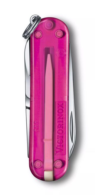 Victorinox Classic SD Μαχαίρι Τσέπης Transparent, ροζ