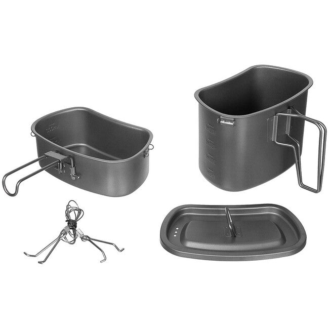 Fox Outdoor Σετ Μαγειρικής 3 Τεμαχίων από Τιτάνιο
