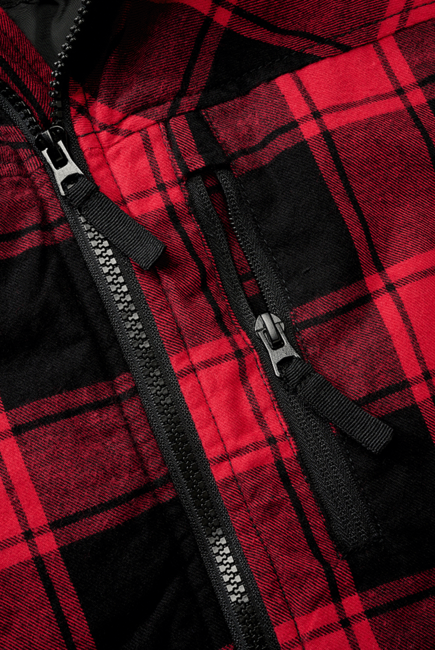 Brandit Lumber Vest, Red/Black