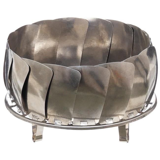 Fox Outdoor Πιάτο Πτυσσόμενο Ανθεκτικό στη Φωτιά από Ανοξείδωτο Χάλυβα