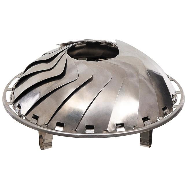 Fox Outdoor Πιάτο Πτυσσόμενο Ανθεκτικό στη Φωτιά από Ανοξείδωτο Χάλυβα