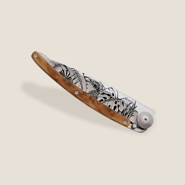 Deejo Tattoo Μαχαίρι Πτυσσόμενο Wood Jungle