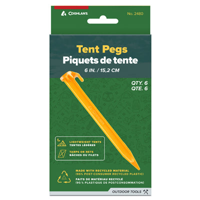 Coghlans Καρφιά Σκηνής ABS 15 cm, 6 τεμάχια σε Blister