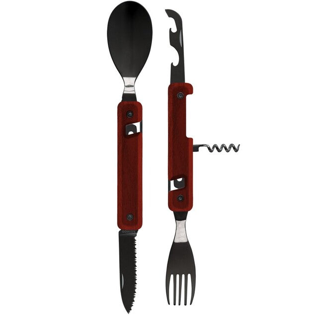 Akinod A02B00005 Σετ Πολλαπλών Χρήσεων 13h25, Black Mirror Finish, Coral Wood