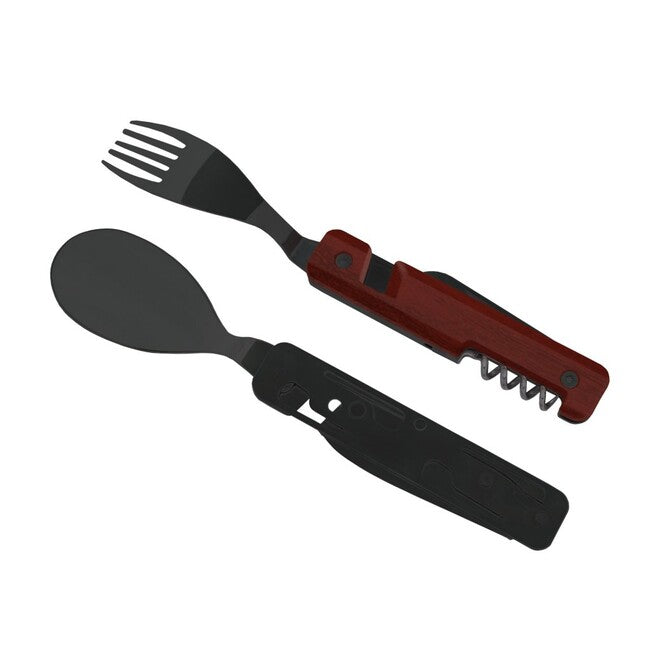 Akinod A02B00005 Σετ Πολλαπλών Χρήσεων 13h25, Black Mirror Finish, Coral Wood
