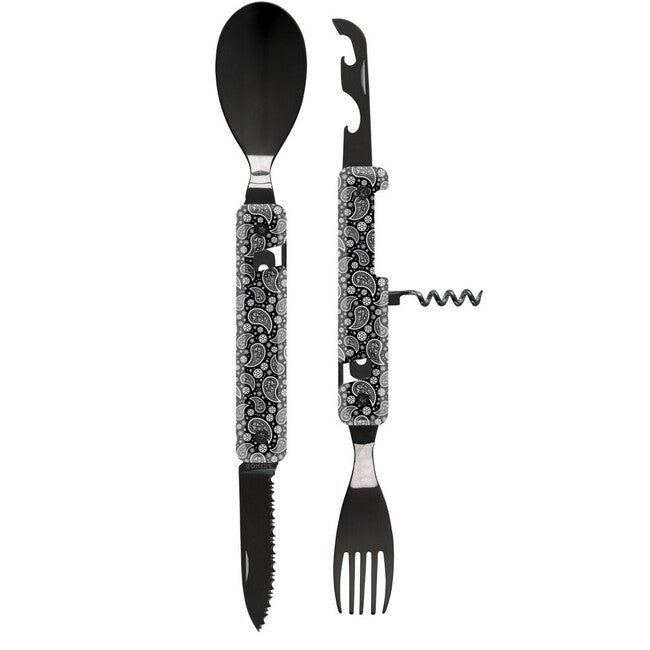 Akinod A02B00011 Σετ Πολλαπλών Χρήσεων, black mirror finish, Black Bandana, 13h25