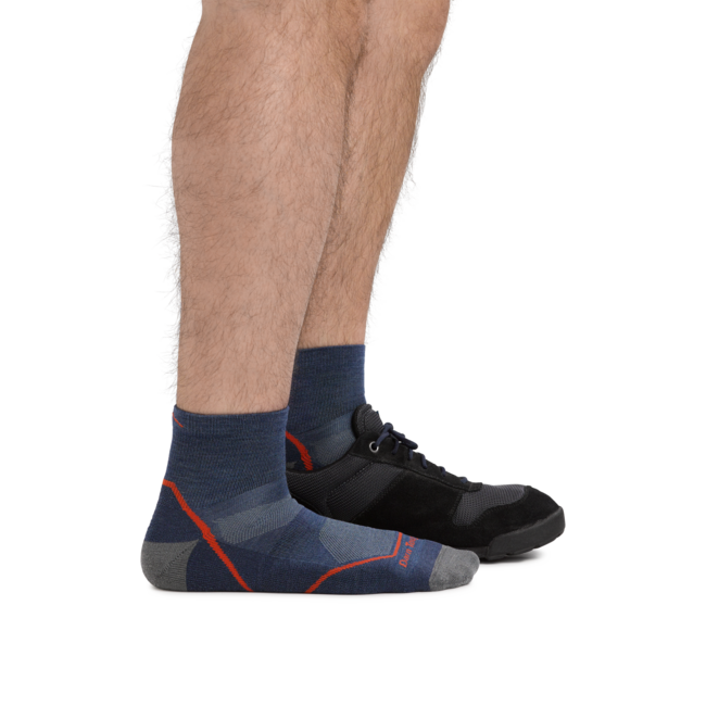 Darn Tough Light Hiker 1/4 Κάλτσες Ελαφρές με Μαξιλάρι, Denim