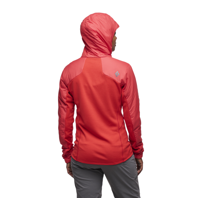 Black Diamond First Light Hybrid φούτερ γυναικείο, coral red