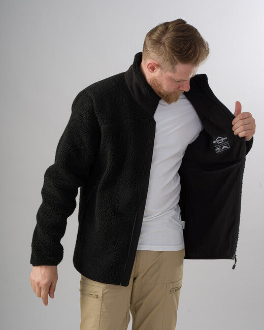Pentagon Summit Sherpa Μπουφάν Fleece Ανδρικό, Μαύρο
