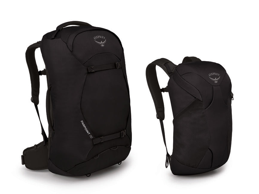 OSPREY FARPOINT 70 II Σακίδιο Ταξιδιού, μαύρο