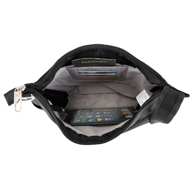Travelon Classic Lady Τσάντα Crossbody κατά της Κλοπής, Μαύρη
