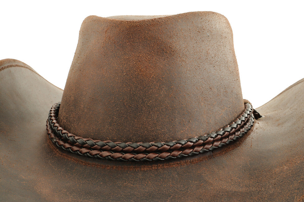 Origin Outdoors Trapper Δερμάτινο Καπέλο, καφέ