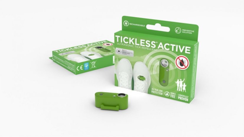 Tickless Active Υπερηχητικό Απωθητικό Τσιμπουριών, πράσινο
